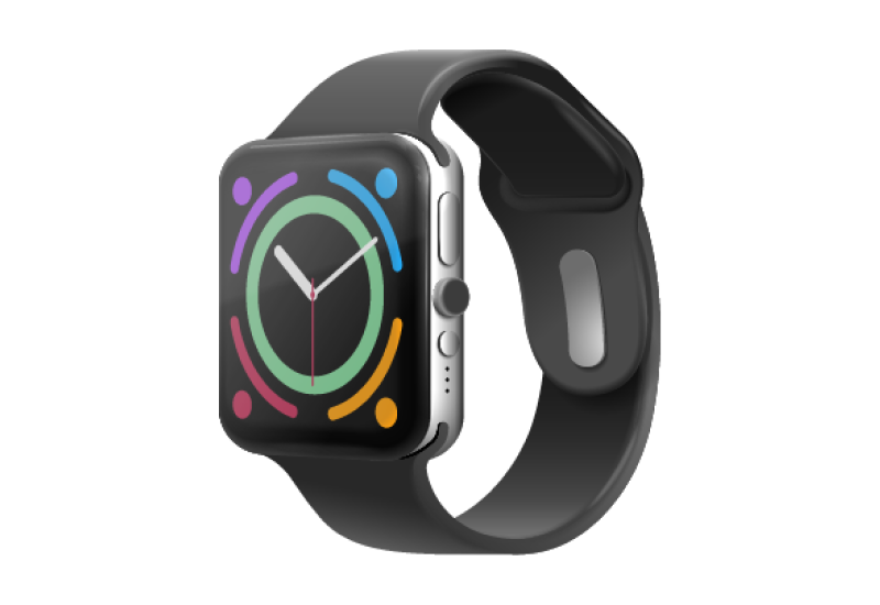 GPS Smartwatch with Bright Touchscreen Display